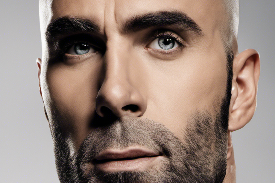 An image that captures Adam Levine's transformed appearance, showcasing his newly shaved head