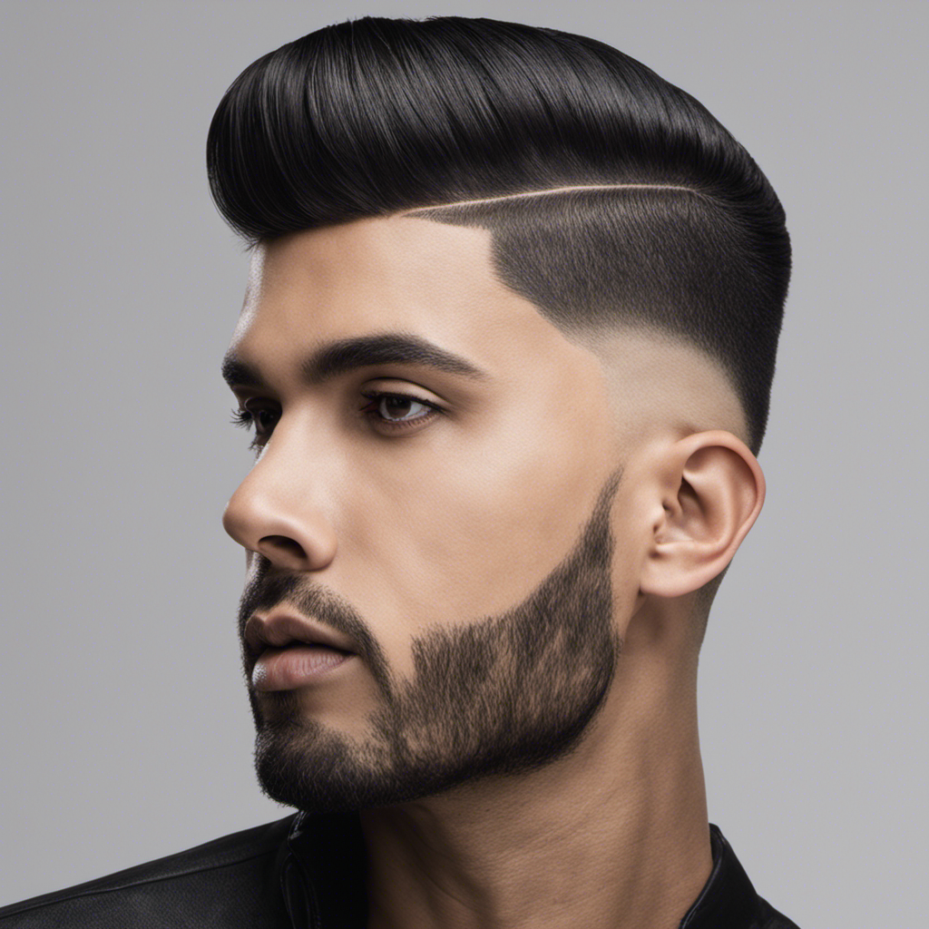 an image capturing the edgy hairstyle known as the 'Bald Fade