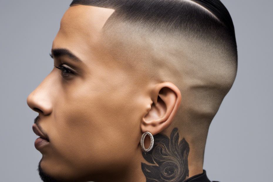 An image showcasing three different styles of shaved heads: a clean buzz cut, a bold side shave, and a trendy undercut
