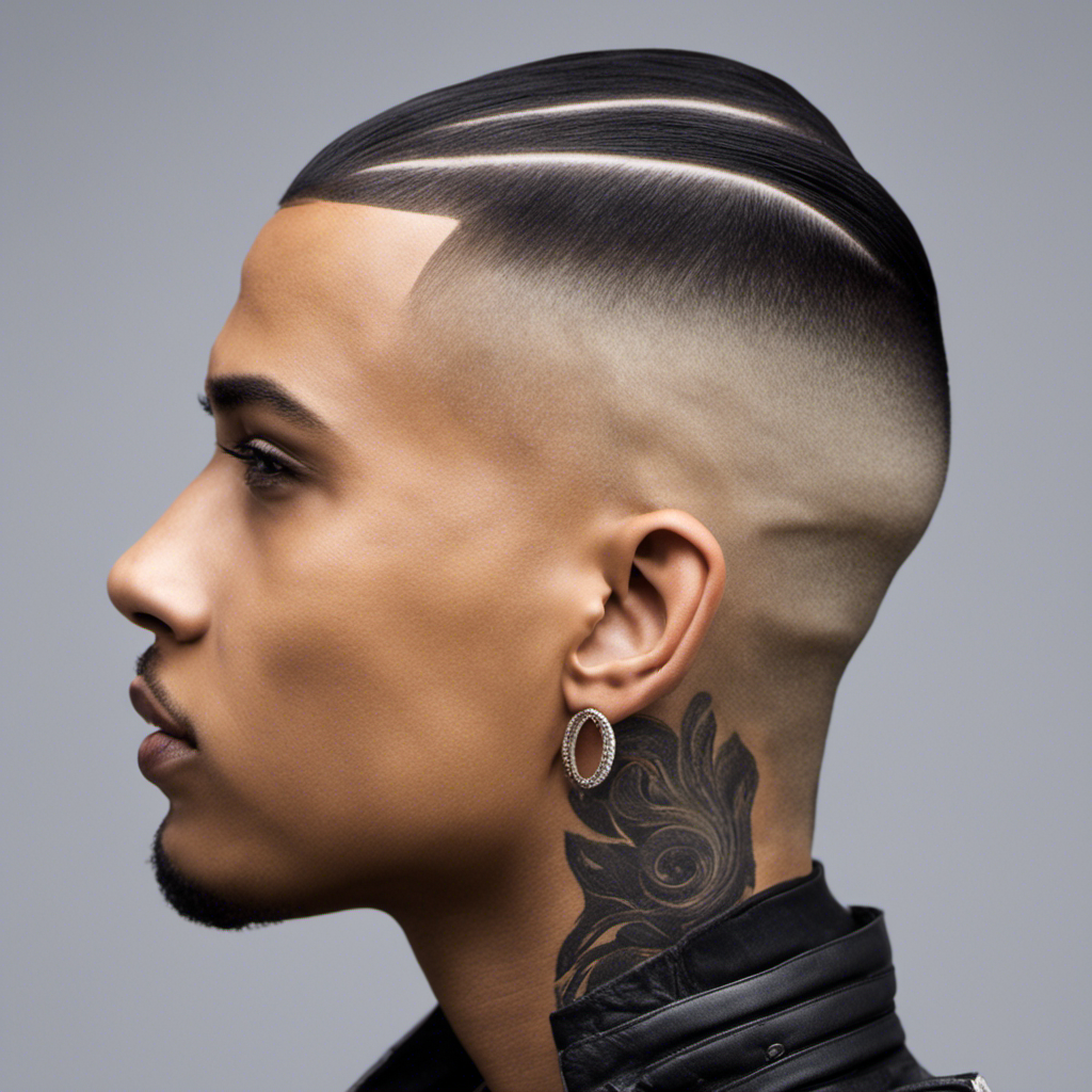 An image showcasing three different styles of shaved heads: a clean buzz cut, a bold side shave, and a trendy undercut