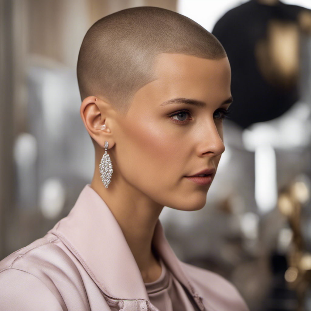 An image capturing the essence of Millie Bobby Brown's inspiration to shave her head