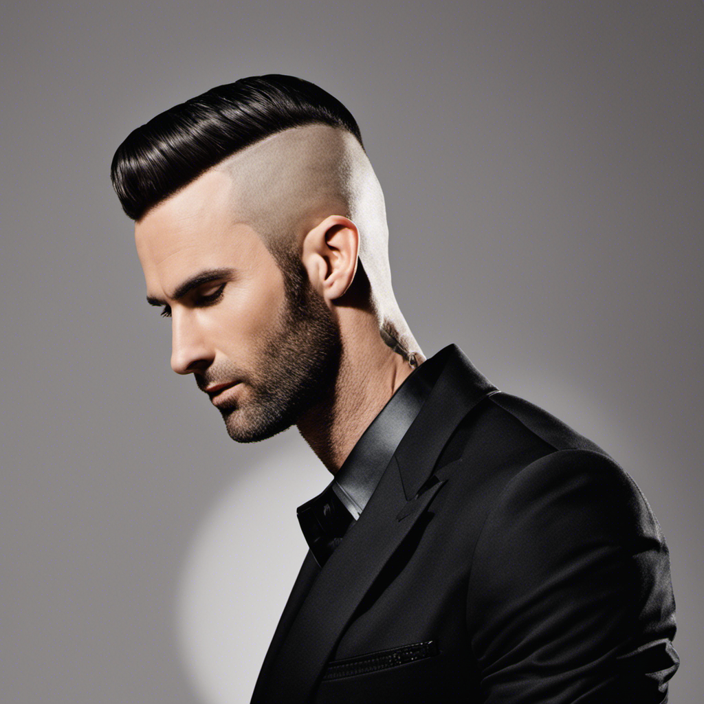 An image for a blog post about Adam Levine's shaved head