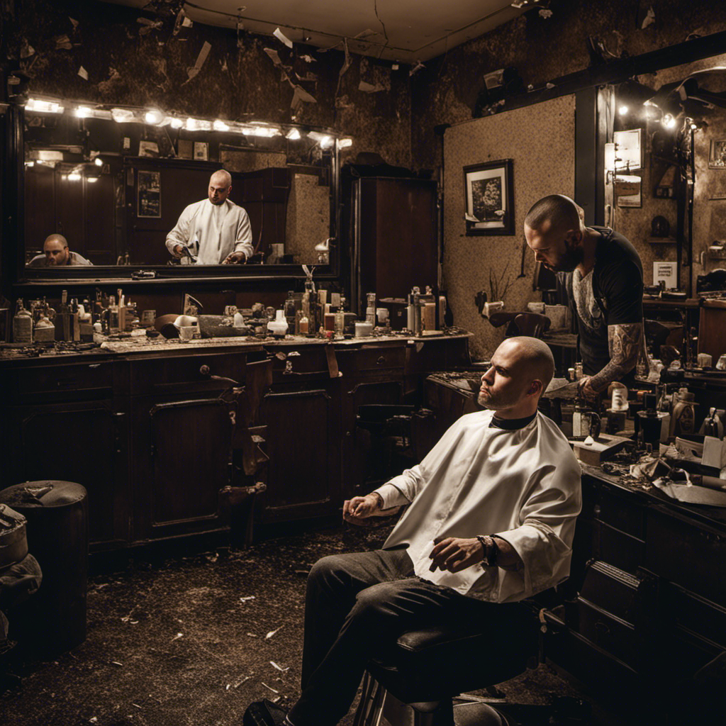 An image capturing Andrew Tate's transformation, revealing the story behind his shaved head