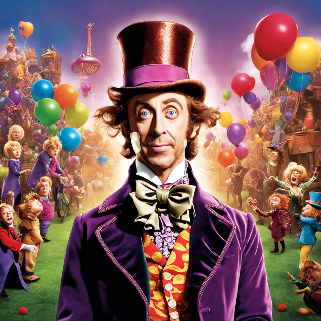 An image depicting Chritian Borle in character as Willy Wonka, with a freshly shaved head, showcasing the gleaming scalp, emphasizing his commitment to the role in "Charlie and the Chocolate Factory