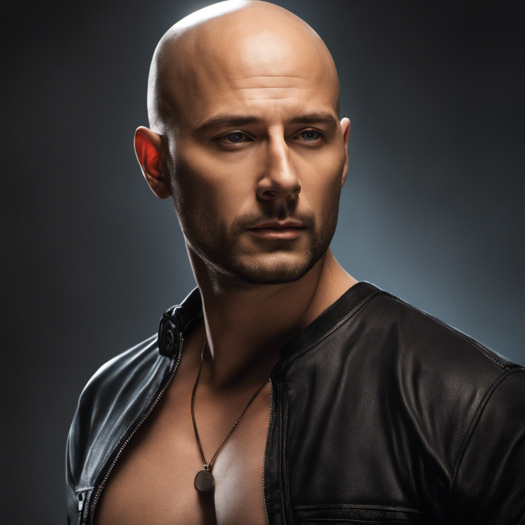 An image showcasing Matt from Dead Files, his newly shaved head glistening in the sunlight