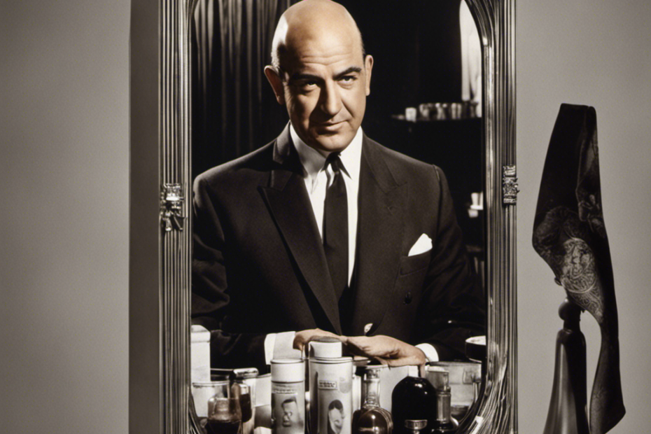 An image that captures the enigma surrounding Telly Savalas' iconic bald look