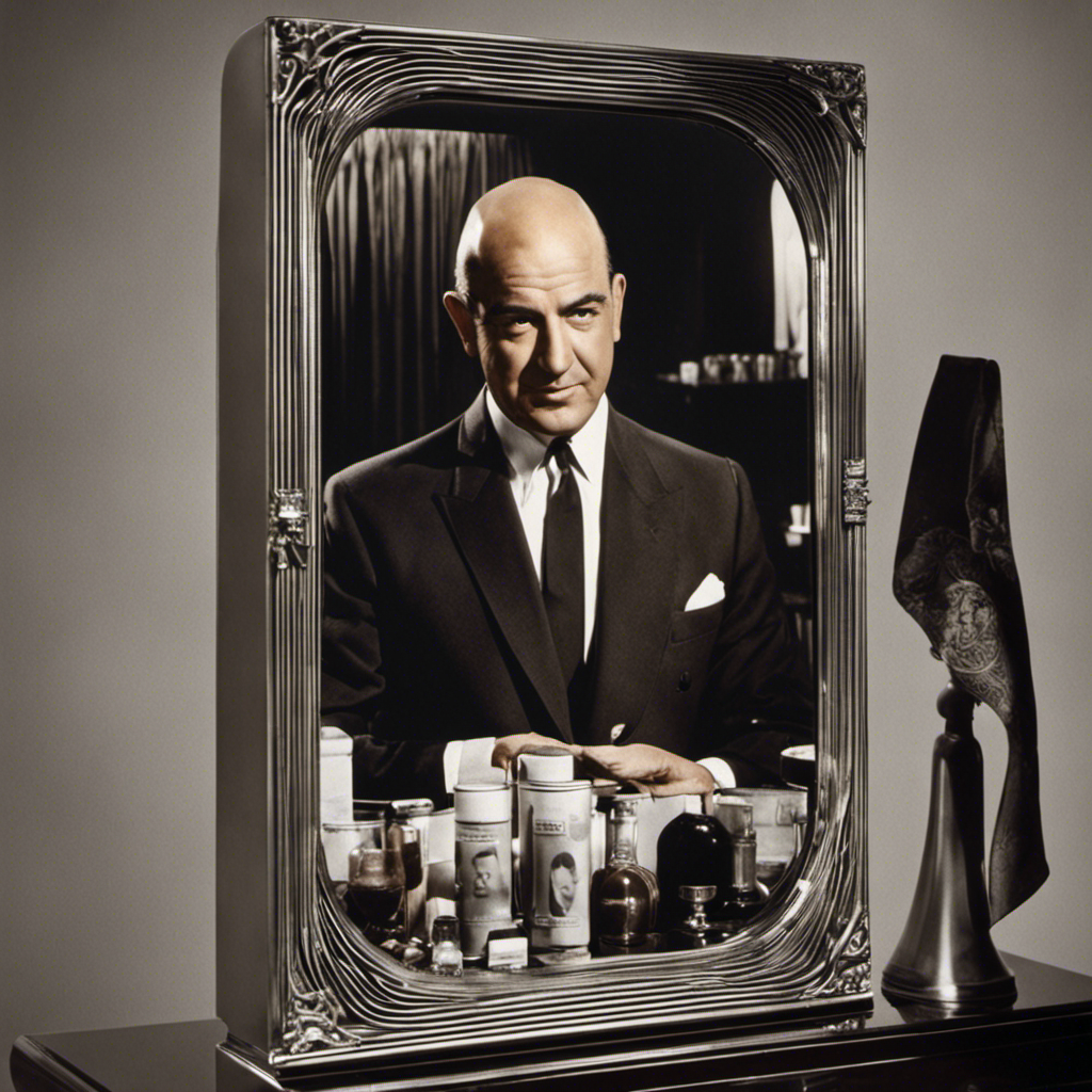 An image that captures the enigma surrounding Telly Savalas' iconic bald look
